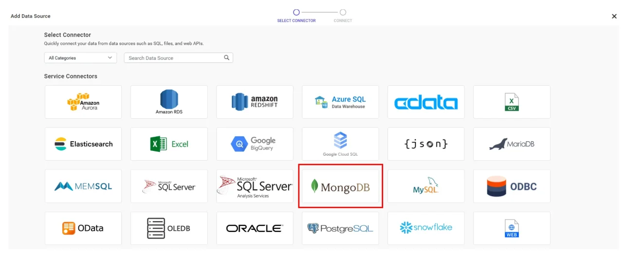 MongoDB Data Connector
