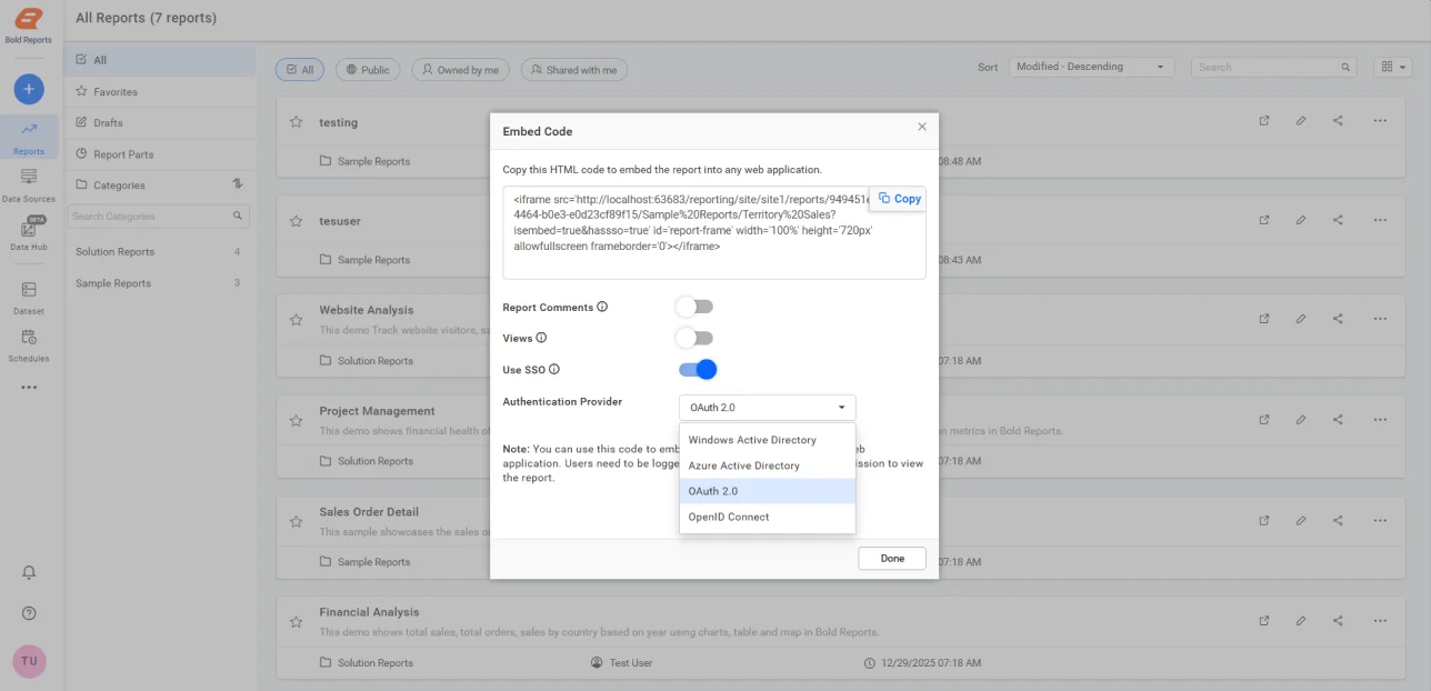 Single Sign-On Access