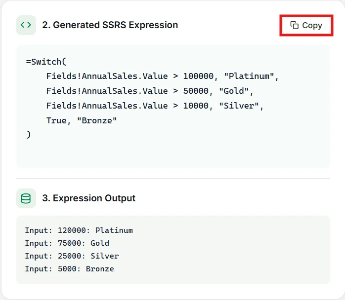 Copy expression