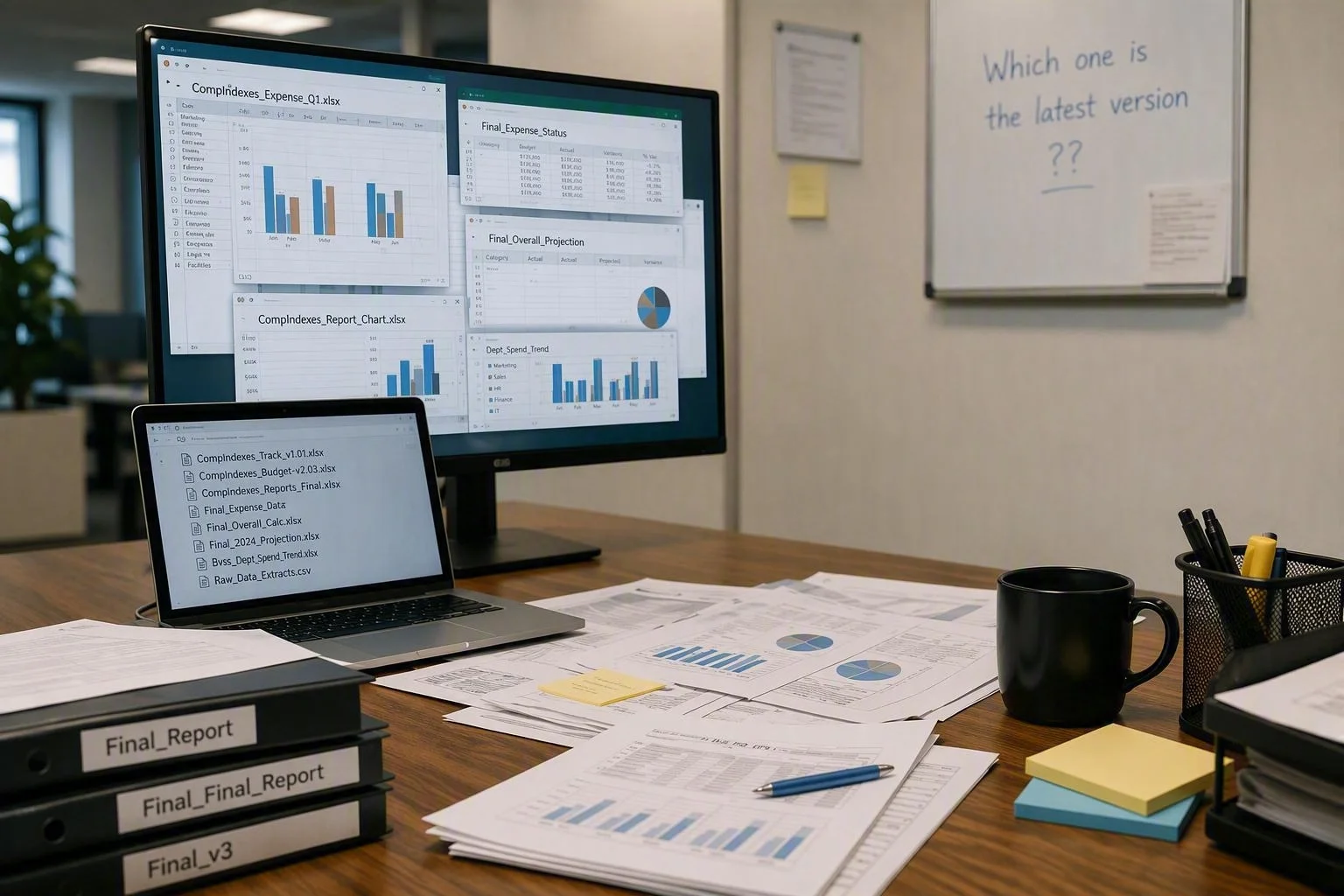 Spreadsheet-based reporting risks