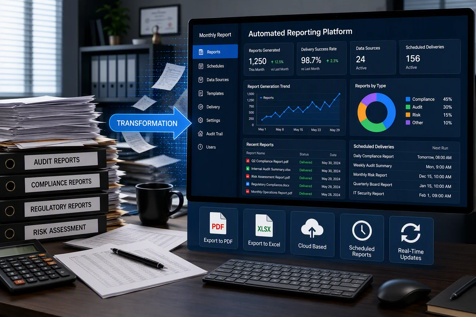 Automated reporting