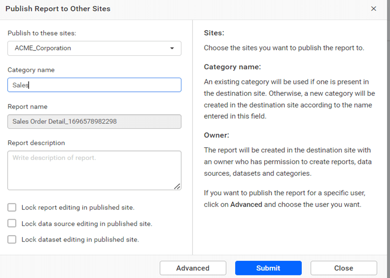 Publish Category