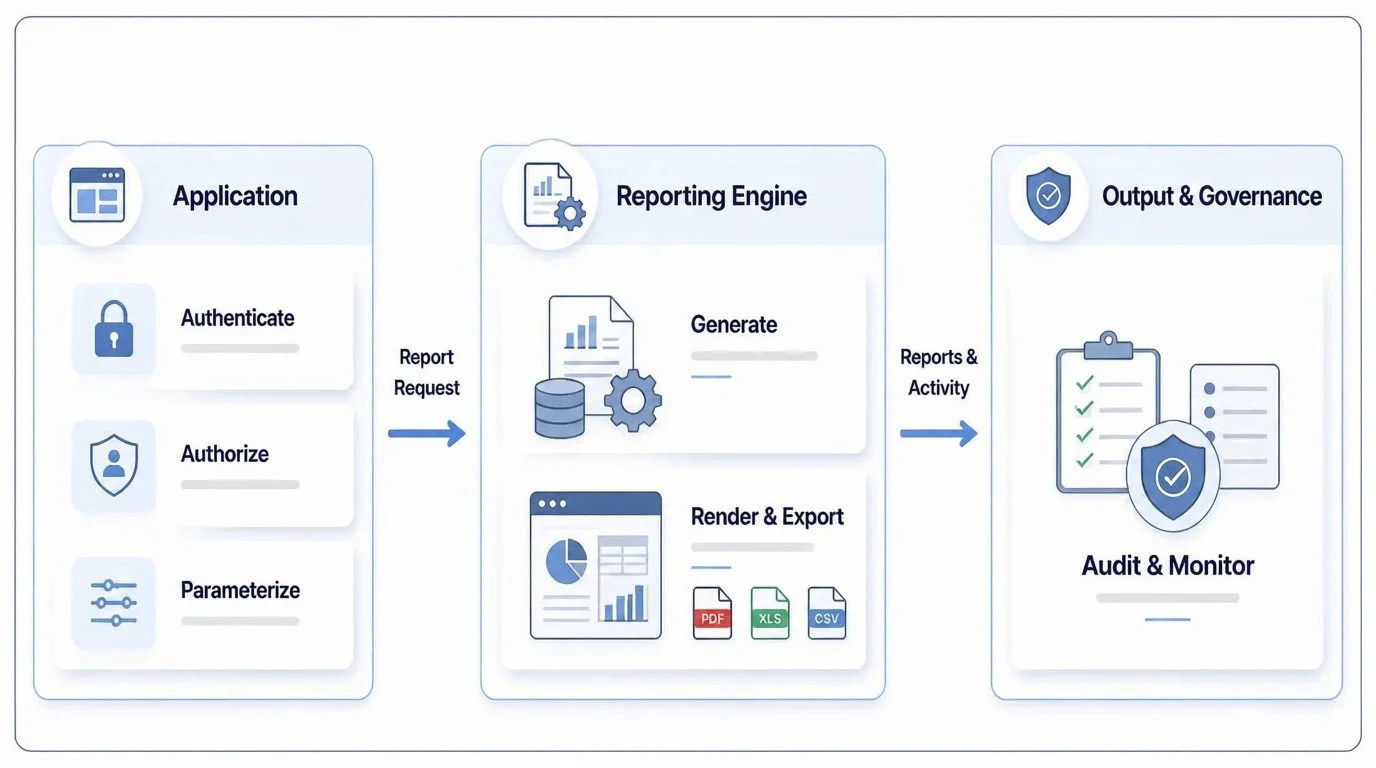 End-to-End Embedded Reporting Process