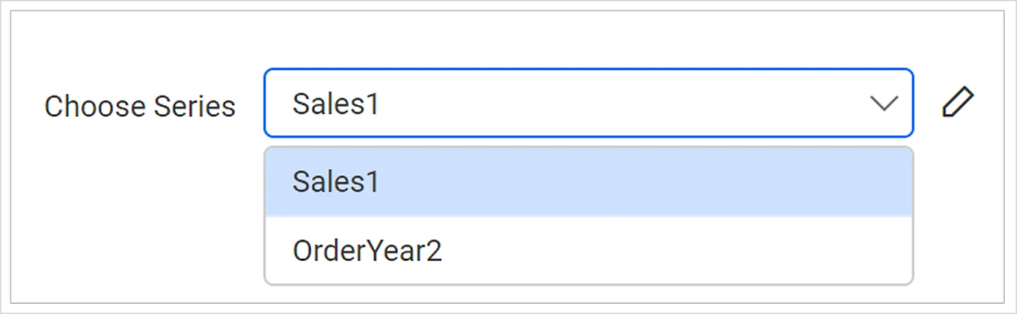 Choose series property