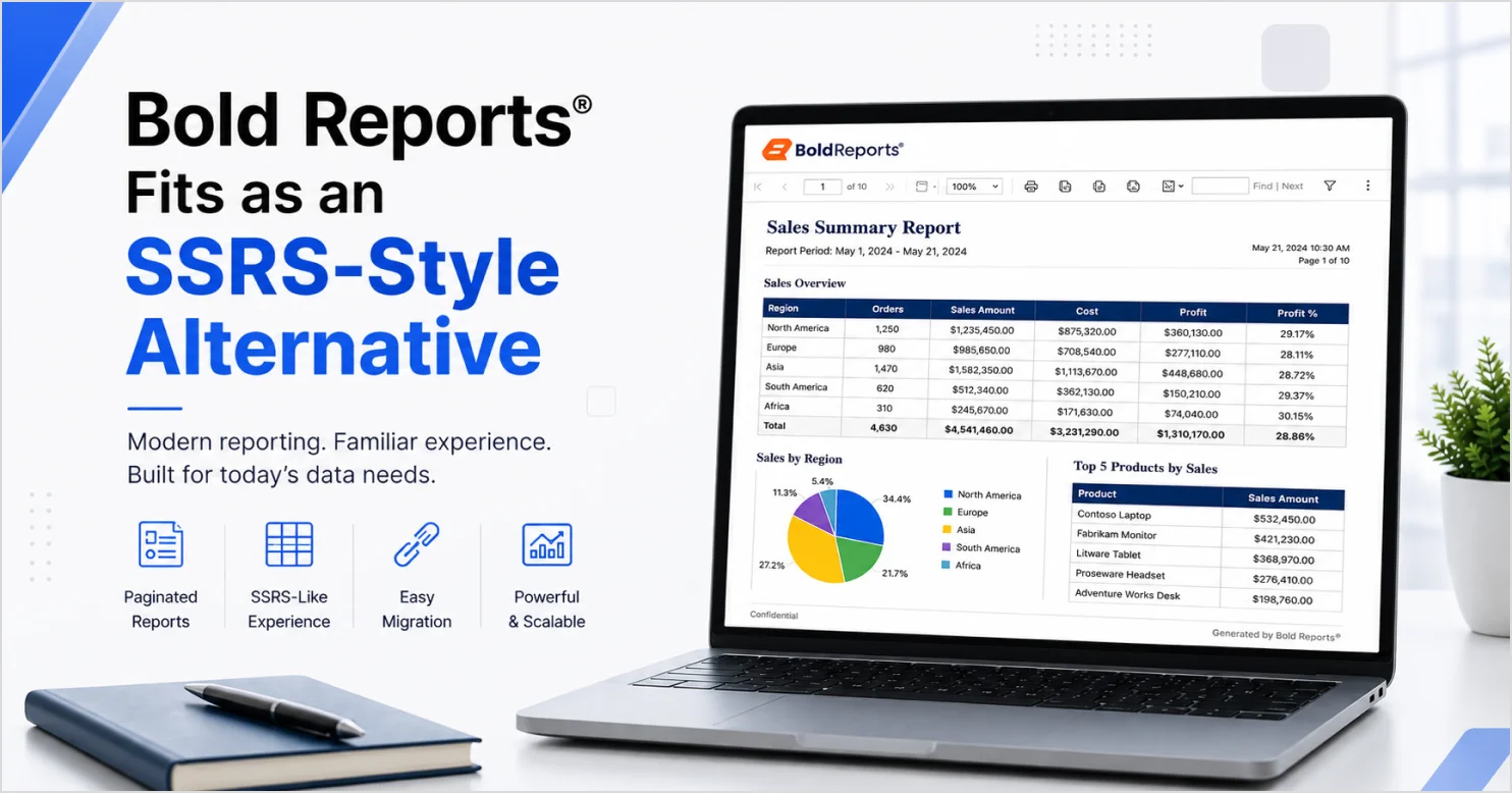 A modern SSRS-style reporting alternative