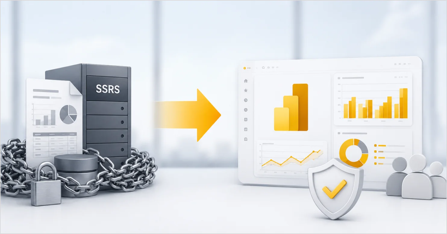 SSRS provides structured deployment and centralized control