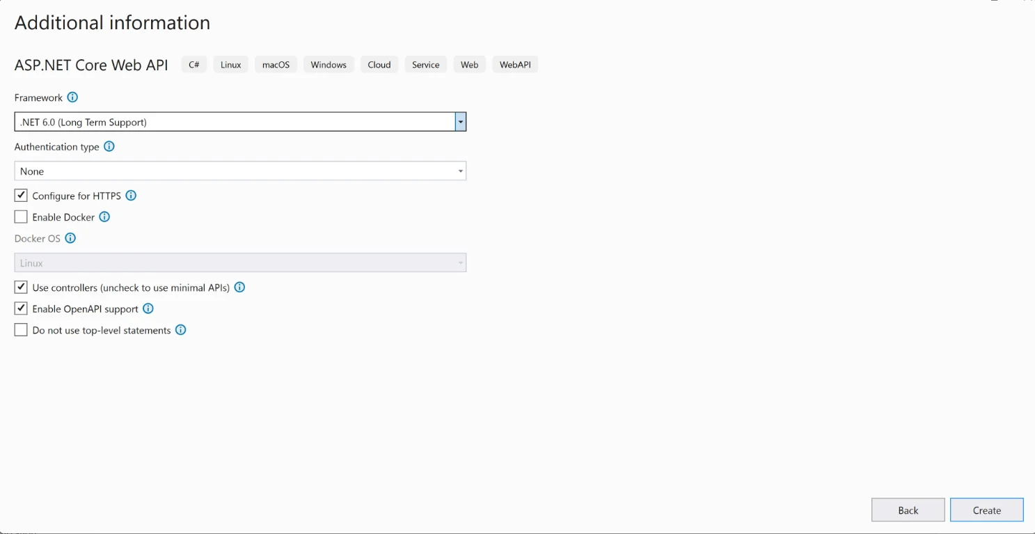 Additional Information Dialog