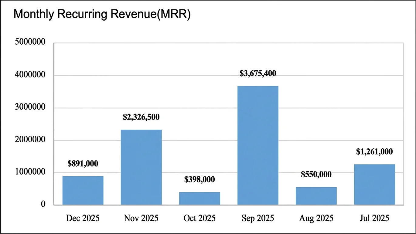 Monthly recurring revenue