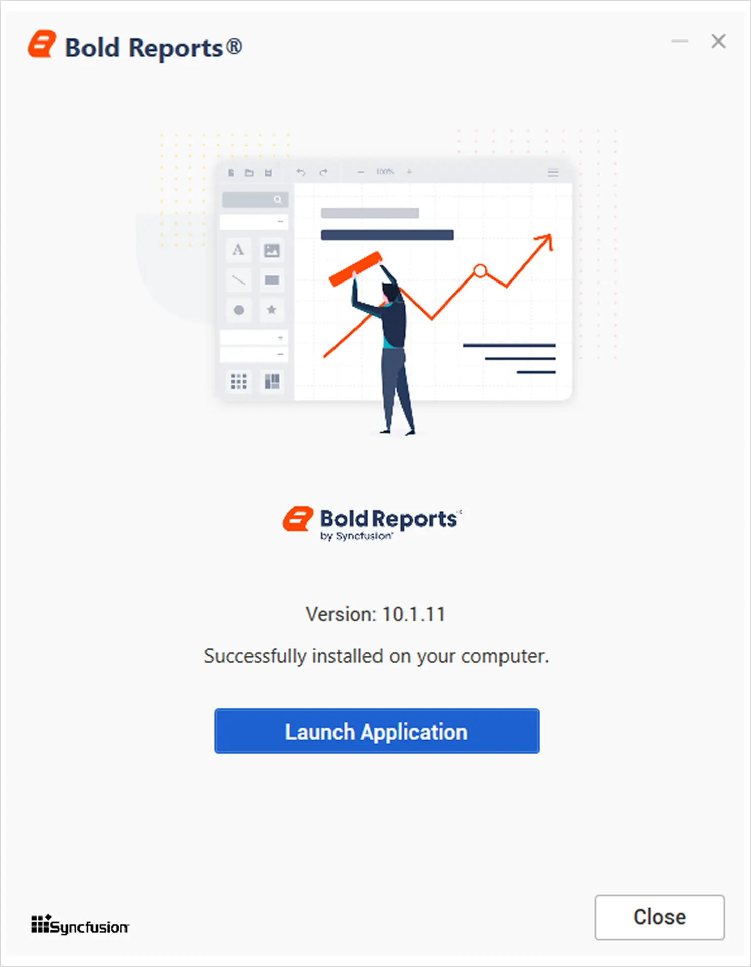Click Launch Application