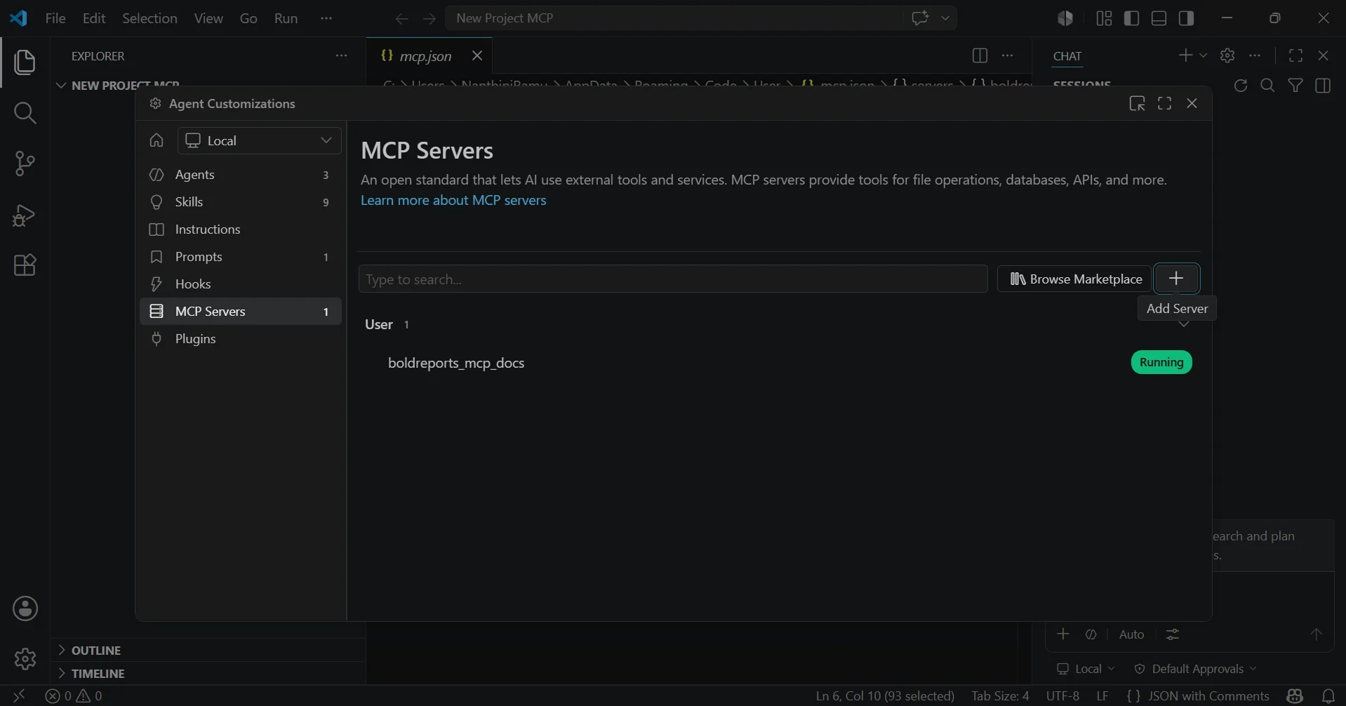 Connecting IDE or AI Assistant