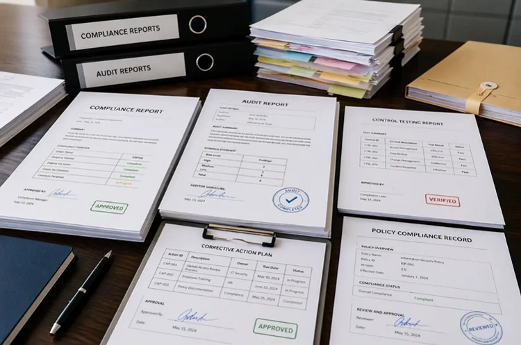 Compliance report samples
