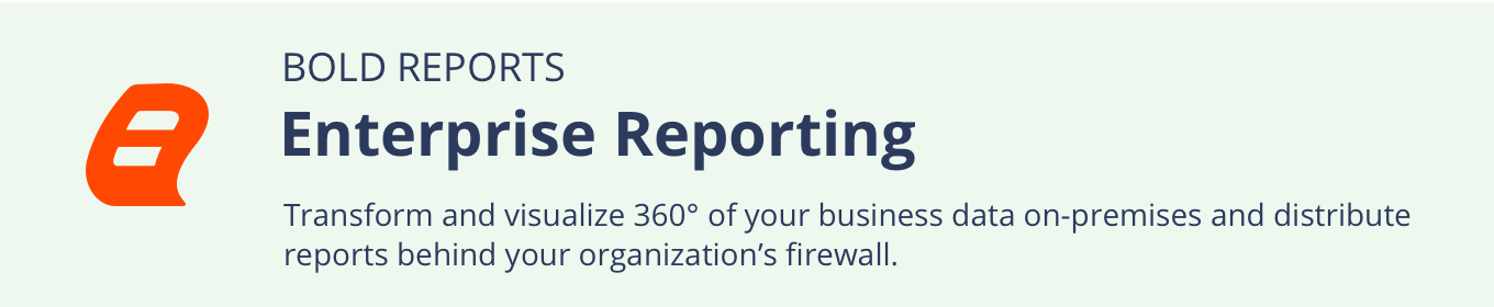 Bold Reports Enterprise Reporting