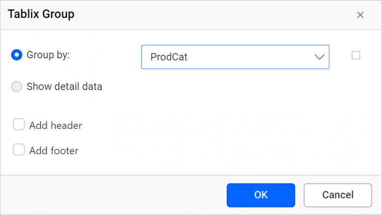 Create ProdCat group