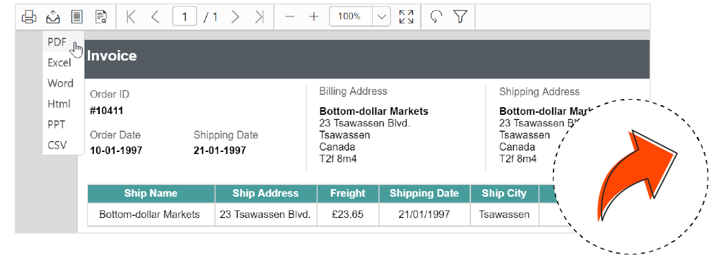 Report Server export reports using Report Viewer