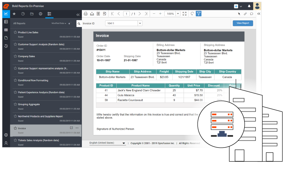 Bold Reports on-premise edition