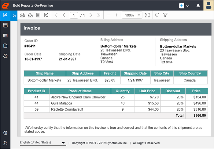 View reports using Bold Report Viewer