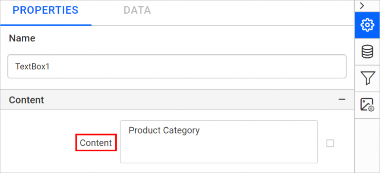 Set header text