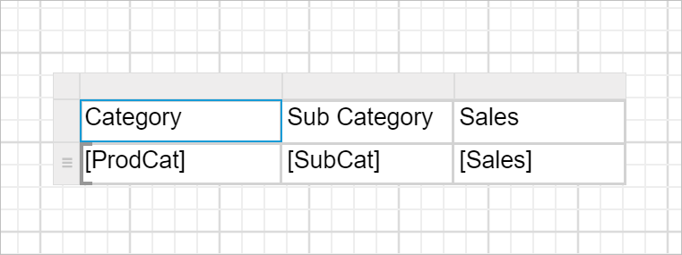Table structure