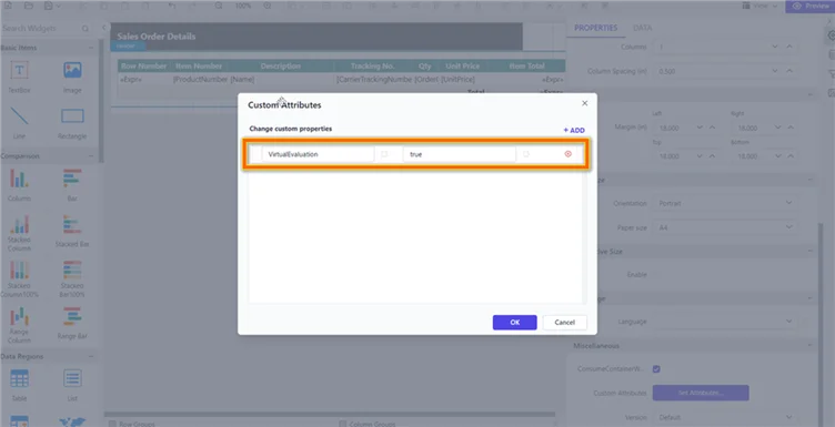 Creating a custom attribute using the VirtualEvaluation property.
