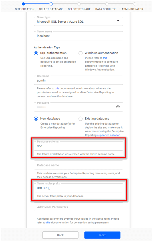 Customizing Table Prefixes tenant creation 