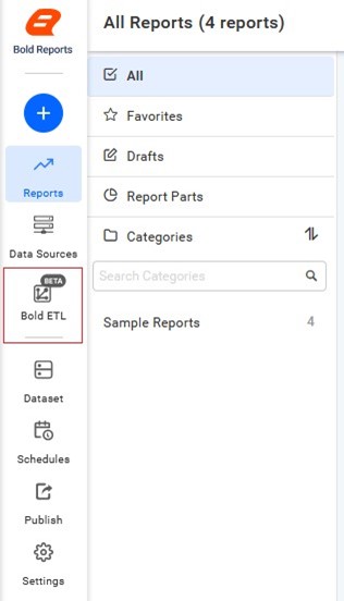 Bold ETL application support