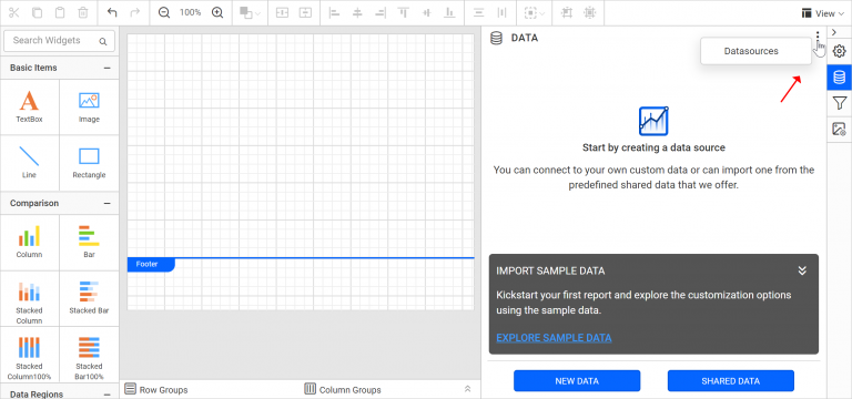Data source switcher