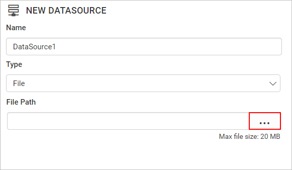 Upload XML file