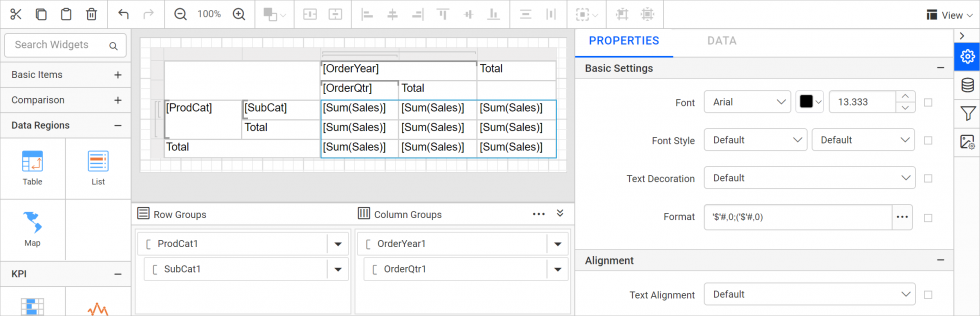 Formatting