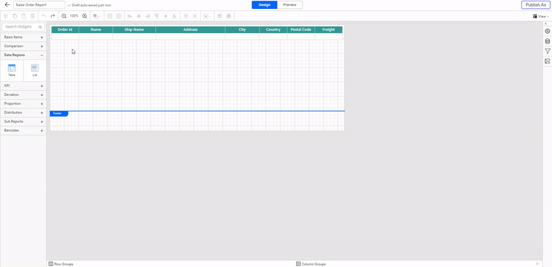 Assigning data into the cell