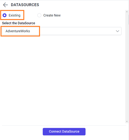 Dataset Configuration Panel