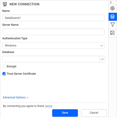 Update Data Base Credential