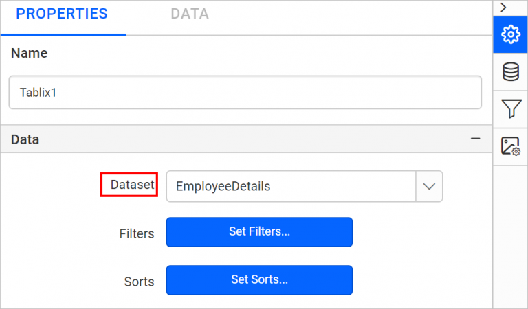 Assign data set