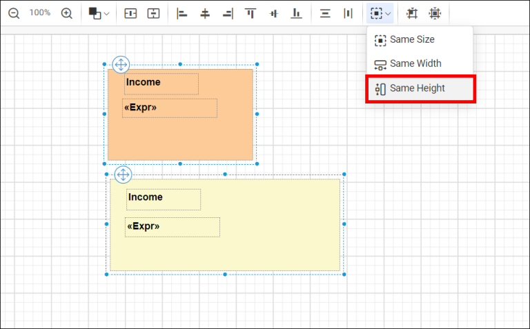 Same Height | Reporting Tools