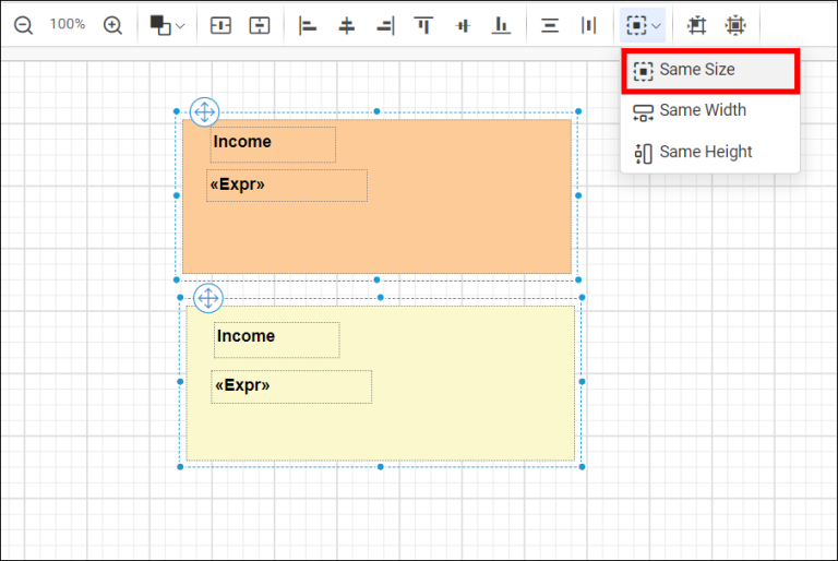 Same Size | Reporting Tools