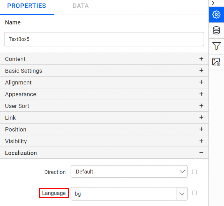 Localization Property