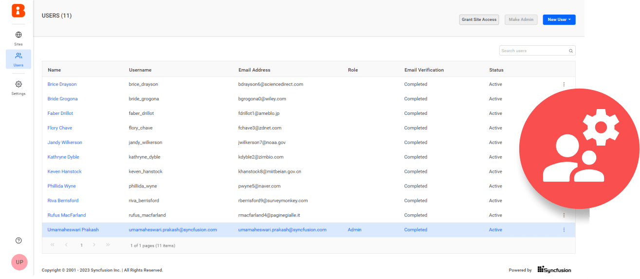 Flexible User Management