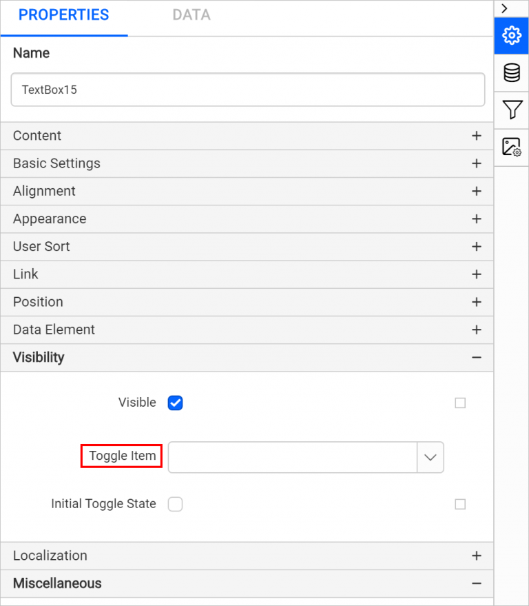 Option to configure drilldown