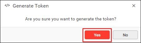 Generate token | Reporting Tools Software