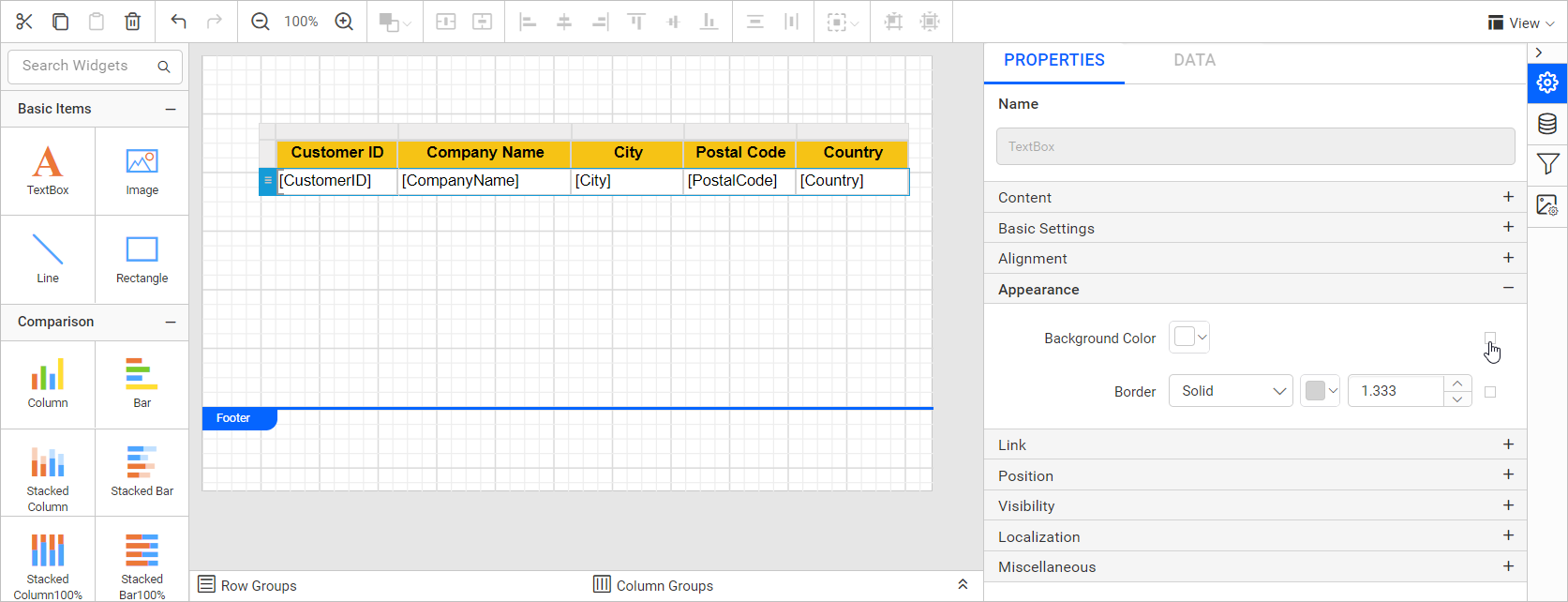 How to Use Expression in Report Designer - Bold Reports