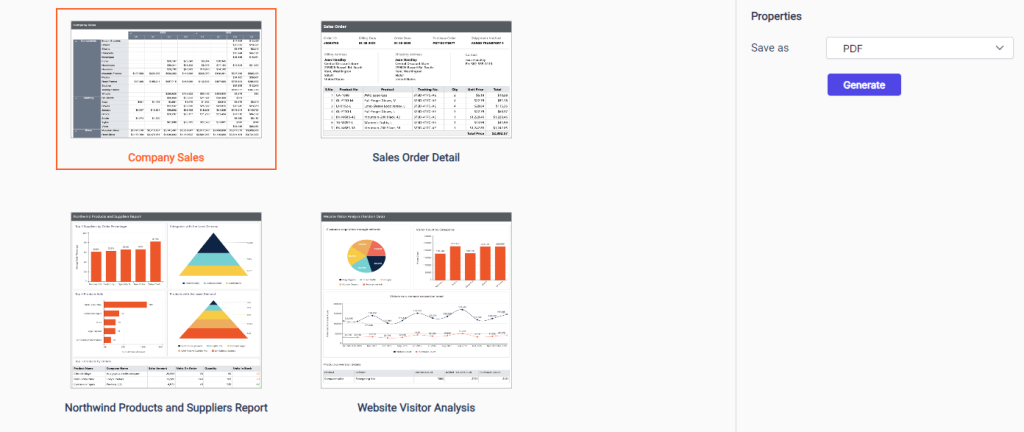 Bold Reports Report Writer