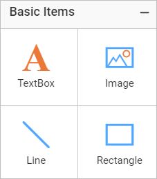 Basic report items