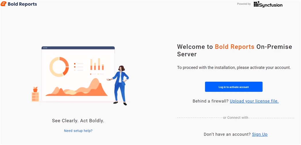 Application Startup Page | Reporting Tools