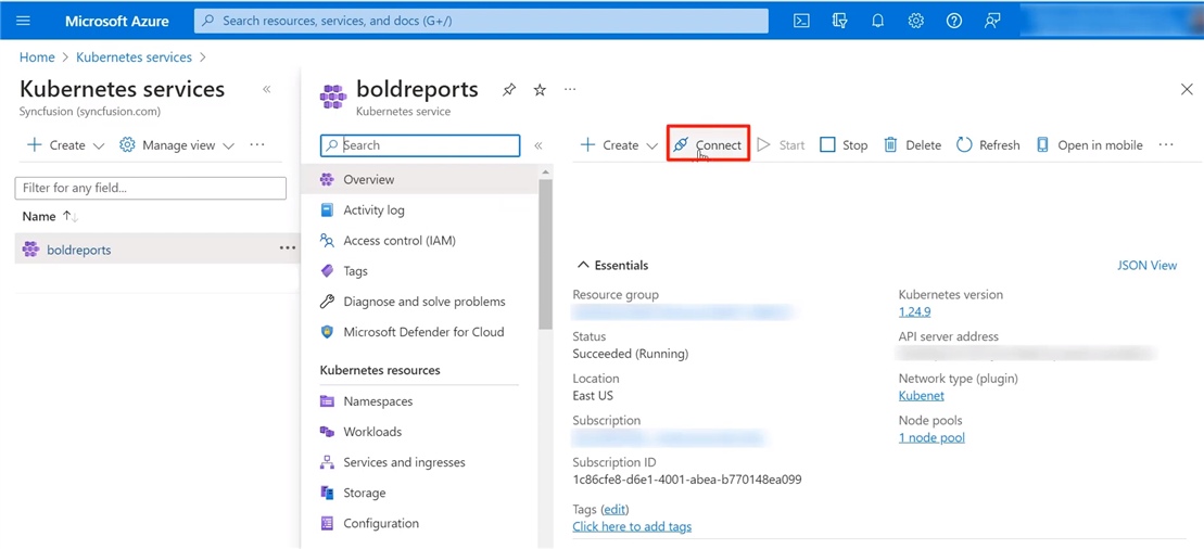 Cluster Overview Page| Reporting Tools