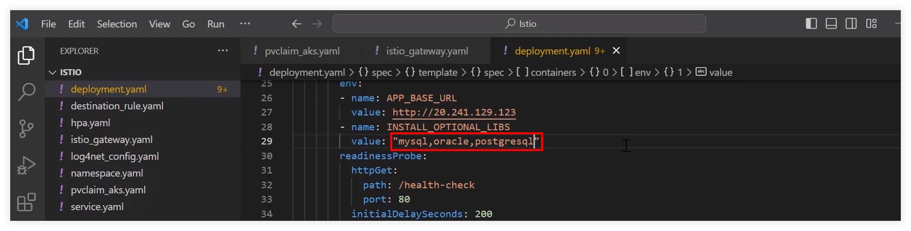 Reporting Solution in Azure Kubernetes Service Using Istio
