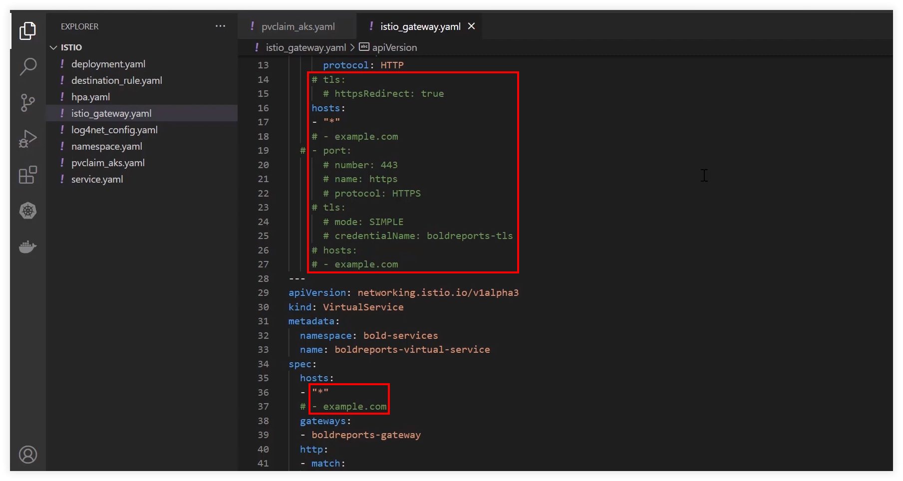 Uncomment Configuring Domain SSL |Reporting Tools