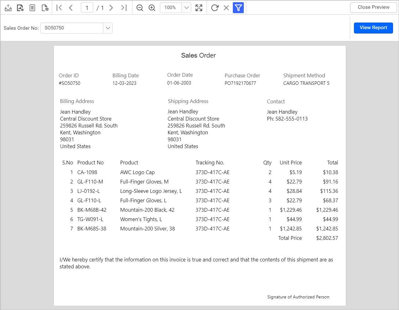 Report with proper alignments.| Professional Reports