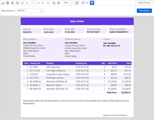 Report font and color | Reporting Tools