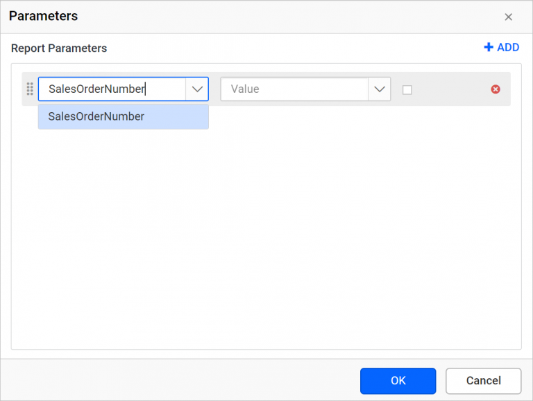 Set parameter name