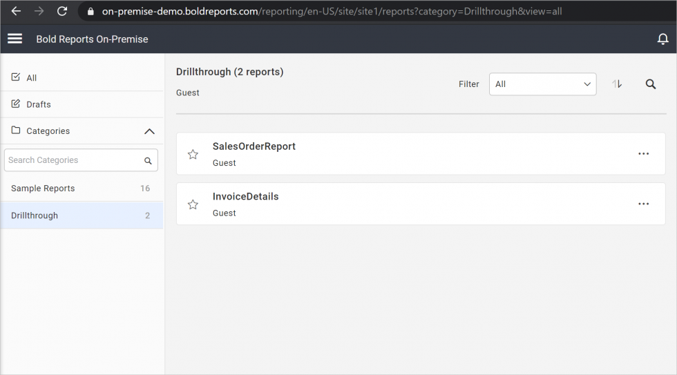 Upload reports in server