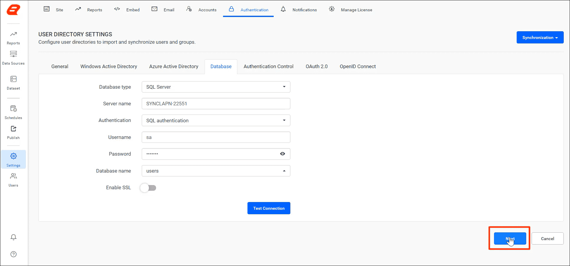 Fill out the necessary fields. | Reporting Tools